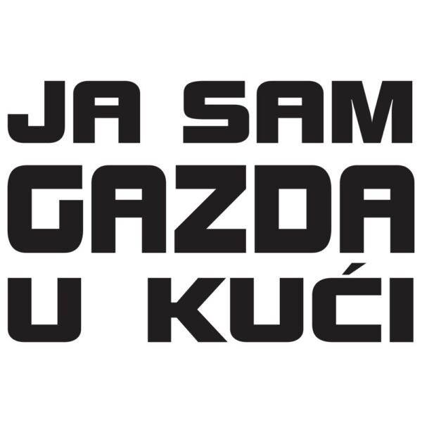 ja sam gazda u kuci 1 za web