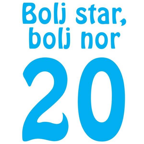 majica za 20 let