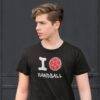 majica z napisom i love handball rokomet